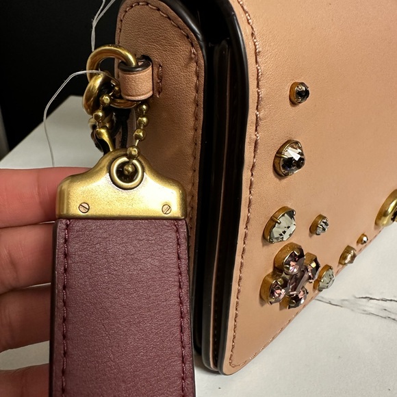 Coach Tan Bling Purse (Bow Bag) LIMITED EDITION! - Picture 10 of 12